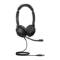 Cuffia professionale Jabra EVOLVE2 30 STEREO MS USB-A SE, Stereo, Canc. del rumore, Cert. Microsoft - 23189-999-979 - immagine 3