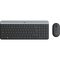 TASTIERA LOGITECH+MOUSE Wireless Desktop MK470 COMBO USB ULTRASOTTILI Colore GRAFITE 920-009196 - immagine 3
