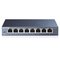 SWITCH TP-LINK TL-SG108 8P LAN METAL GIGABIT DESKTOP 10/100/1000Mbps RJ45 CASE METALLO VERSIONE 3 - immagine 3
