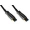 CAVO LINK HDMI 2.0 TO HDMI, M/M, 30MT, AOC FIBRA OTTICA IBRIDO, HDCP, ARC, EDID 4K - 60HZ, 4:4:4, NERO, LKCHD30F - immagine 3