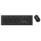 KIT ATLANTIS BASIC 300W P013-AX280G+M TASTIERA MM WIRELESS + MOUSE OTTICO WIRELESS 3 Tasti+scroll, Ricevitore nano-size USB Nero - immagine 3