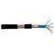 CAVO SOLIDO SCHERMATO PER RETI CATEGORIA 6 LSZH+PE AWG24 IN RAME MATASSA MT 305 ARMATO ANTIRODITORE LSZH+PE - LK305U6RM - immagine 3
