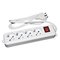 MULTIPRESA LINK 4 PRESE UNIVERSALI ITA/SCHUKO 10/16 A - SPINA 16 A CON INTERRUTTORE LKMP04 - immagine 3