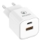 ALIMENTATORE ATLANTIS UNIVERSALE per SMARTPHONE E TABLET P008-PD35GN-2U AC 35W output 1xUSB 1xUSB-C PD TECNOLOGIA GAN - immagine 3