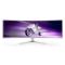 MONITOR PHILIPS 49" OLED 32:9 CURVED 49M2C8900L/00 VA 5120x1440 144HZ 0.03ms 30W MM Reg.H 2HDMI DP USB-C docking Silver - immagine 3