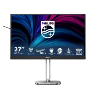 MONITOR PHILIPS LED 27"Wide 2K 27B2U4601/00 IPS 2560x1440 4ms 350cd/m² 2x2W MM Reg.H PIVOT HDMI DP RJ45 USB-C docking