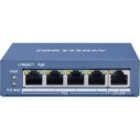 SWITCH HIKVISION L2, 4 Gigabit POE ports, 1 Gigabit RJ45 uplink port, 802.3af/at, PoE power budget 35w - immagine 2