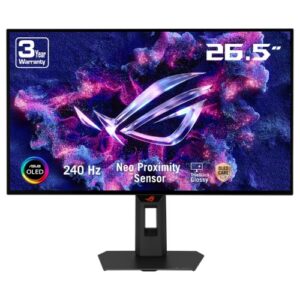 MONITOR ASUS LED 26.5" Wide ROG Strix OLED XG27AQDMGR 2560x1440 240hz 1300cd/m² 1.500.000:1 PIVOT Reg.H 2HDMI DP