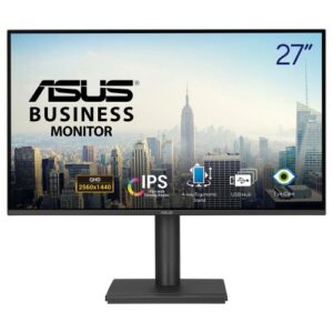 MONITOR ASUS LED 27" Wide BE27AQ IPS 2560x1440 5ms 350cd/m²1000:1 2x2W MM Reg.H PIVOT HDMI DP