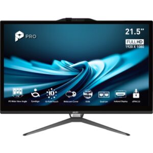 ALL IN ONE MSI PRO AP222T 14MA-613EU 21,5" TOUCH i3-14100 8GB SSD512GB W11 Nero