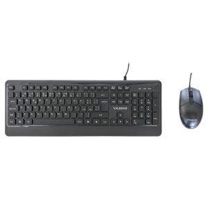 Yashi Professional Multimedia Soft Keyboard & Mouse USB KIT - Black - ITA/ENG MY541