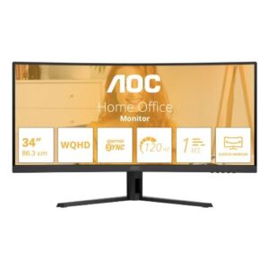 MONITOR AOC LED 34" Wide CURVED CU34B3E VA 3440x1440 4ms 300cd/mq 3.500:1 HDMI DP
