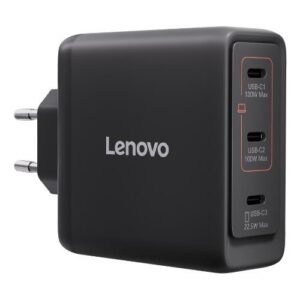 Lenovo Multi-port USB-C 100W GaN Charger Black -EU - 40AW100BEU