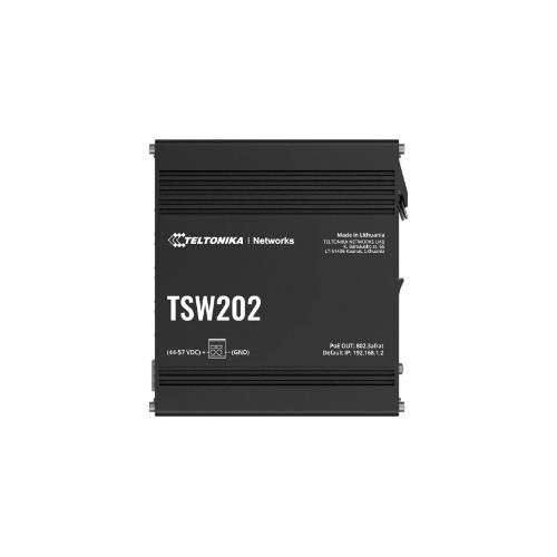 Managed PoE+ switch L2/L3, 8xRJ45 Gigabit PoE+, 2xSFP, PoE budget 240W, PROFINET, ideale per TVCC - NO ALIMENTATORE