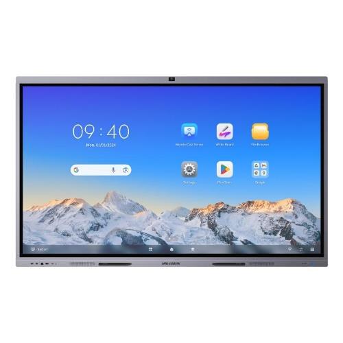 MONITOR TOUCH Interattivo HIKVISION 98'' 4K,Wi-fi/BT, Android 13,8GB,128GB,CAM8MP AI,GOOGLE EDLA, Staffa inc. *RICHIEDI IL BID*